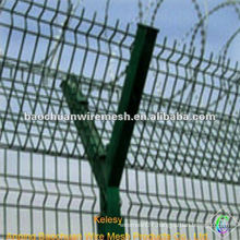 Y type post low carbon steel wire galvanized airport fence